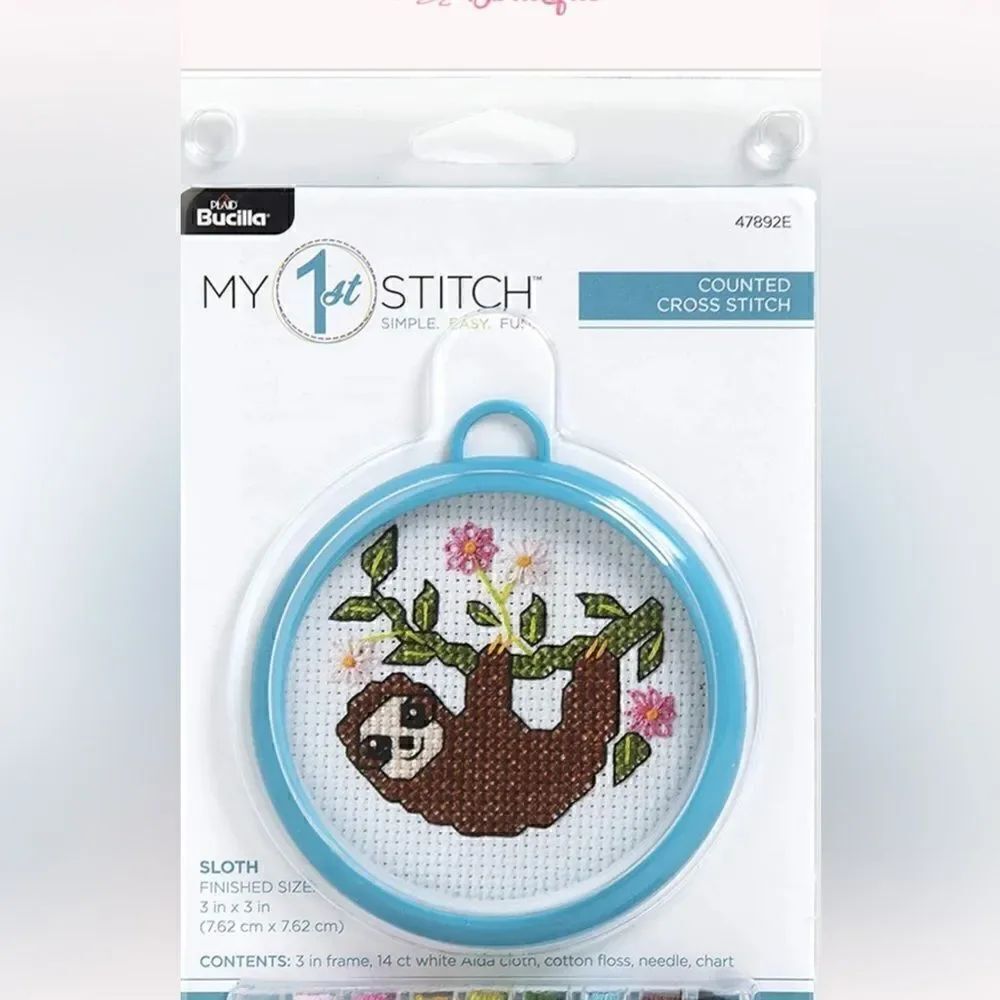MY 1st STITCH SIMPLE COUNTED CROSS STITCH